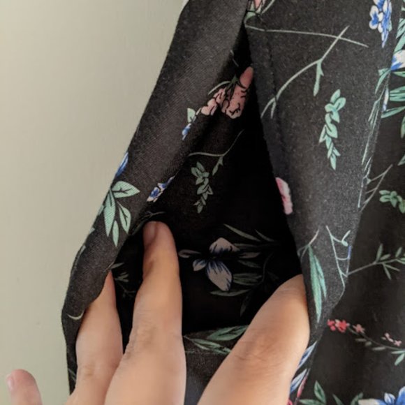 Heylo Fashion Black Floral Short Sleeve Dress Size XXL - Picture 5 of 8